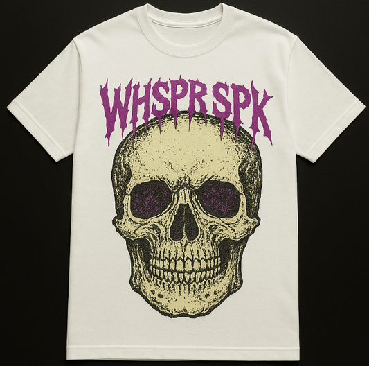 WHSPR SPK SKULL TEE
